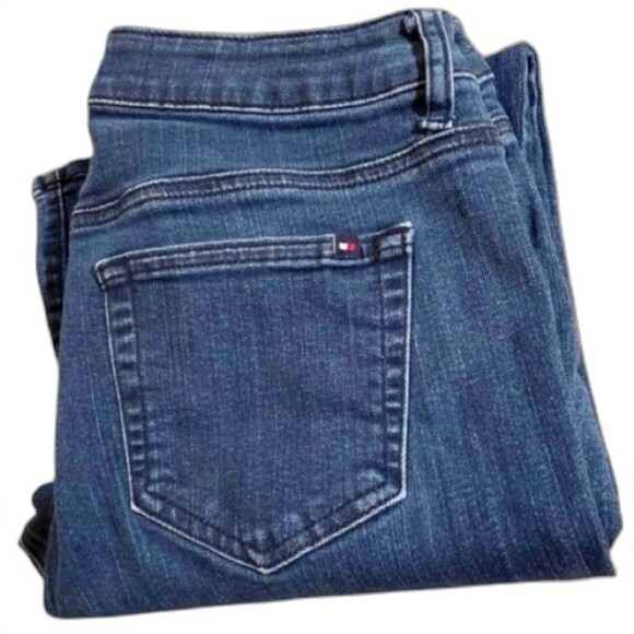 TOMMY HILFIGER Classic Boot Cut Jeans Womens 12 Regular - Picture 9 of 13